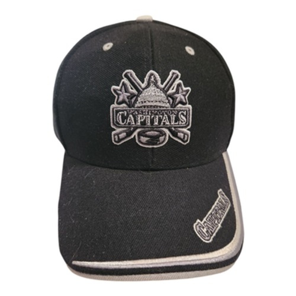 Washington Capitals NHL Twins Enterprise Black Hat‎ Adjustable Hockey Cap Mens